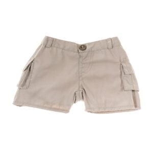 16-inch cargo shorts for stuffed animals – durable toy clothes