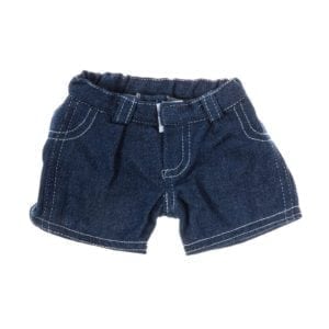 16-Inch Blue Jean Shorts for Stuffed Toys