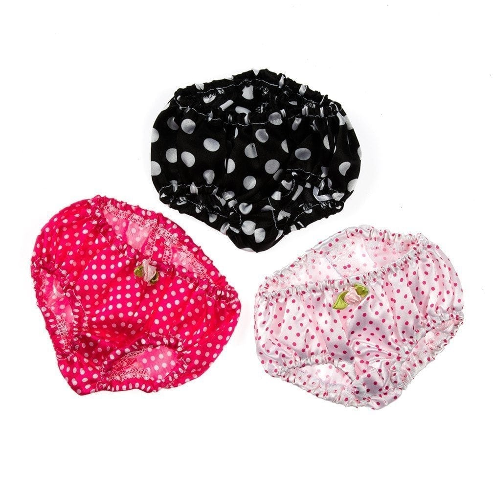 Cute polka dot undies for stuffed animals