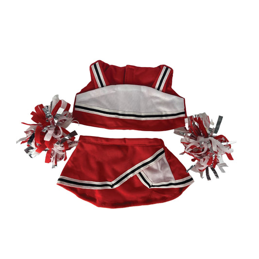 16 Inch Red & White Cheerleader