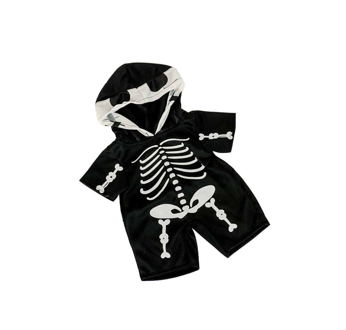 16-Inch Plush Toy Skeleton Costume – Halloween Outfit for Stuffed Animals