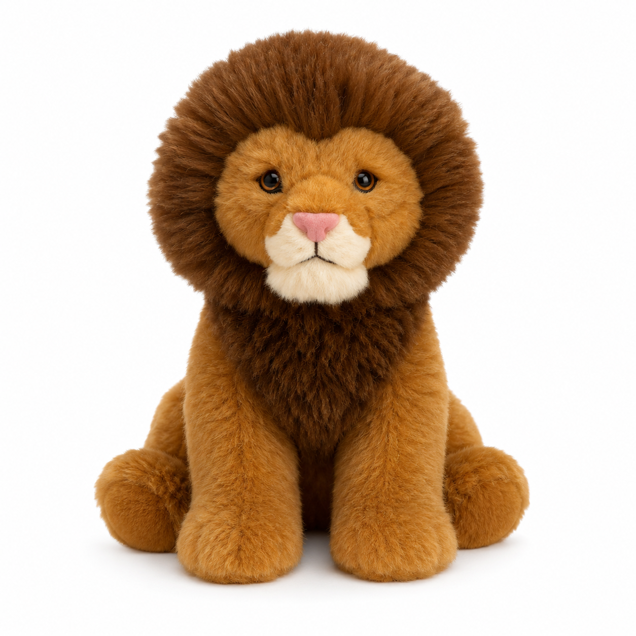 Earth Pals Lion Plush 10 INCH Stuffed Animal Soft Safari Lion Toy Gift for Ḳids Wildlife Décor