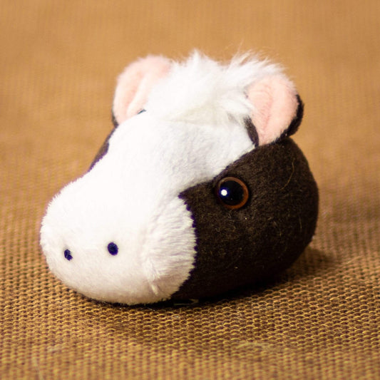 3 Inch Mustang/Bronco Head Plush Toy – Mini Horse Stuffed Animal