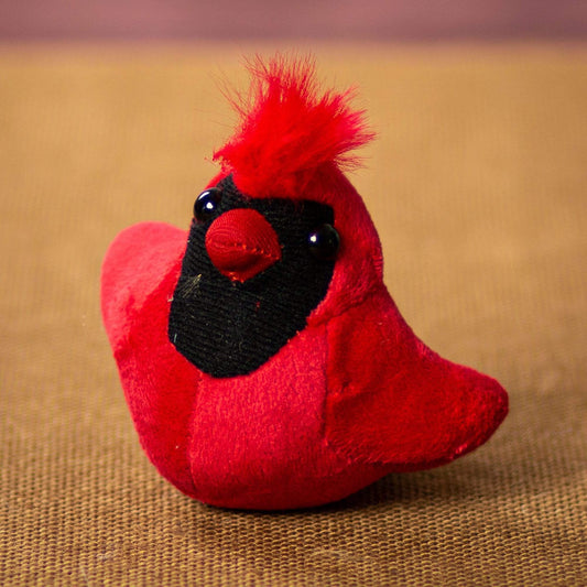 4 Inch Cardinal Plush Toy – Small Stuffed Bird Animal for Kids & Gifts