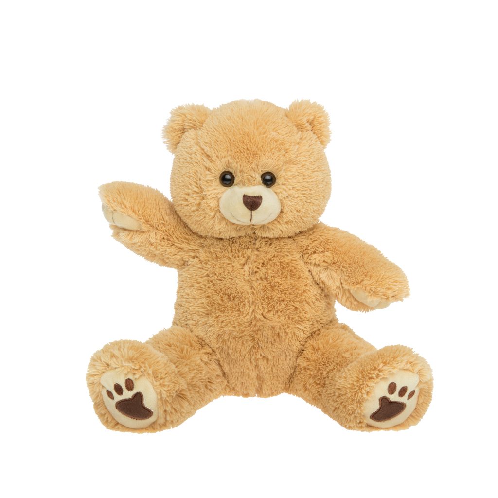 8-Inch Long Hair Teddy Bear - Soft Plush Gift for Valentine’s Day