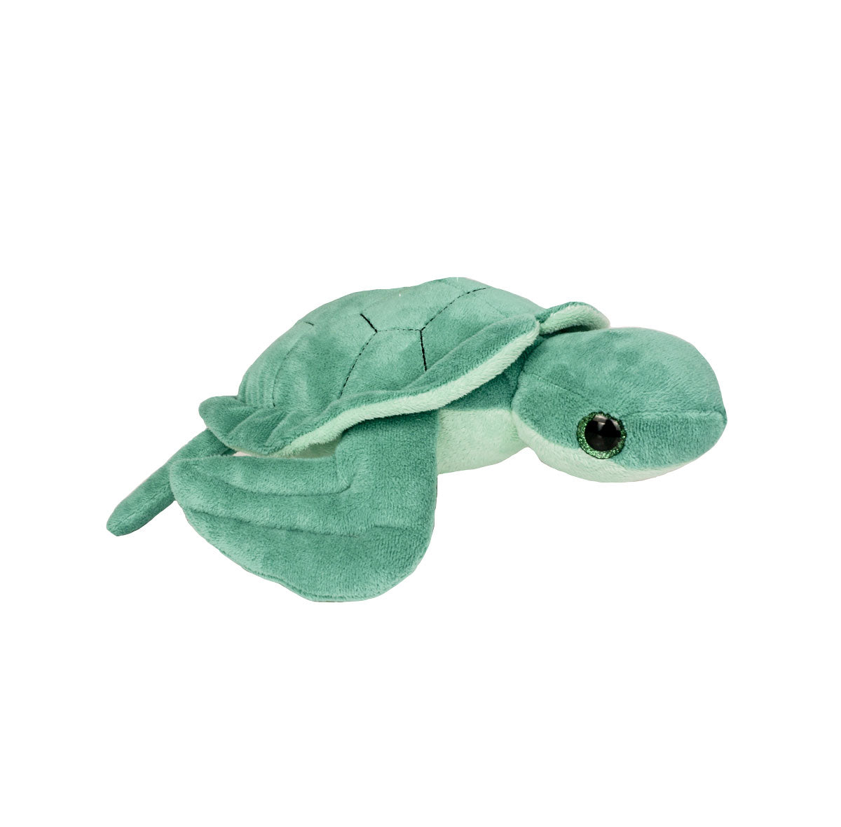 Seaweed the Sea Turtle 8 Inch Stuffed Toy – Soft Plush Sea Turtle with Green 