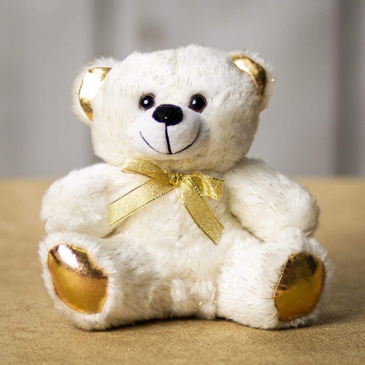 “Glitter Gold Colorama Bear Plush Toy 6Inch – Soft Stuffed Animal”