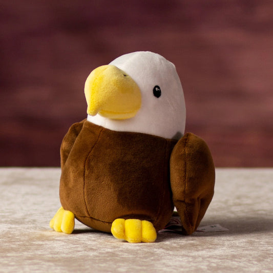 6 Inch Squishy Eagle Plush Toy – Small Stuffed Animal for Kids & Collectors