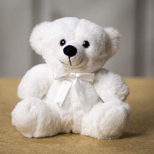“Winter White Colorama Bear Plush Toy 6 Inch – Soft Stuffed Animal”
