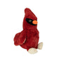 Cuddly and realistic red bird plush toy for kids and collectors