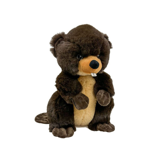 Roots The Beaver 16-Inch Stuffed Toy – Adorable Plush Beaver for Kids and Collectors