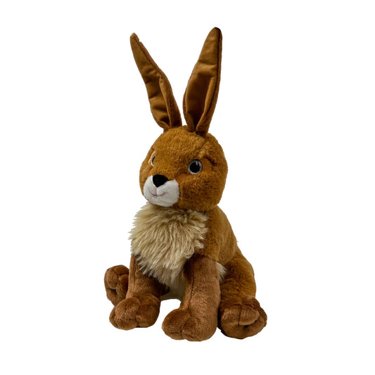 Jackson the Jackrabbit 16-Inch Plush Stuffed Animal with Soft Fur and Realistic Ears