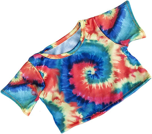 Tie Dye T-Shirt Fits Most 8-10 Inch Webkinz, Shining Star and 8-10 Inch Make Your Own Stuffed Animals