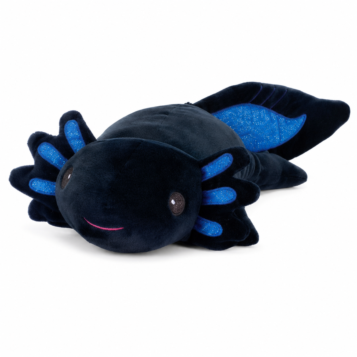 Snugglies Black Axolotl Plush Stuffed Animal 10.5 INCH Soft Axolotl Plush Toy Gift for Ḳids