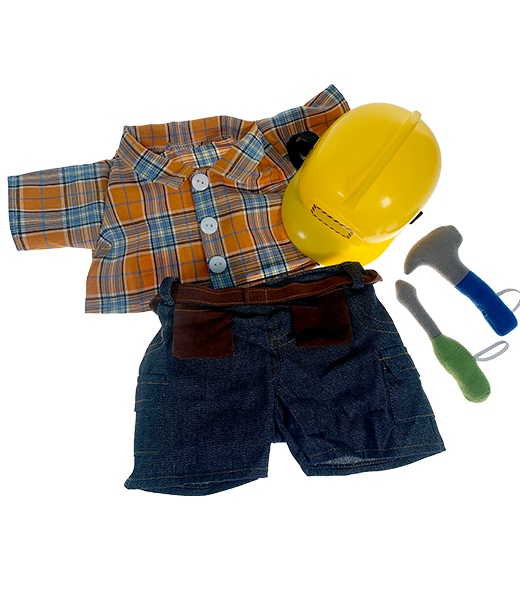 Construction Worker Outfit 16 Inch