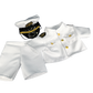 Navy Whites Uniform 8 Inch