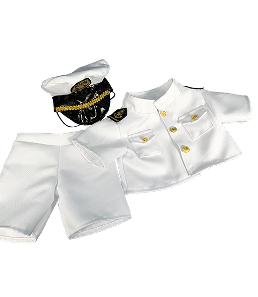 Navy Whites Uniform 8 Inch