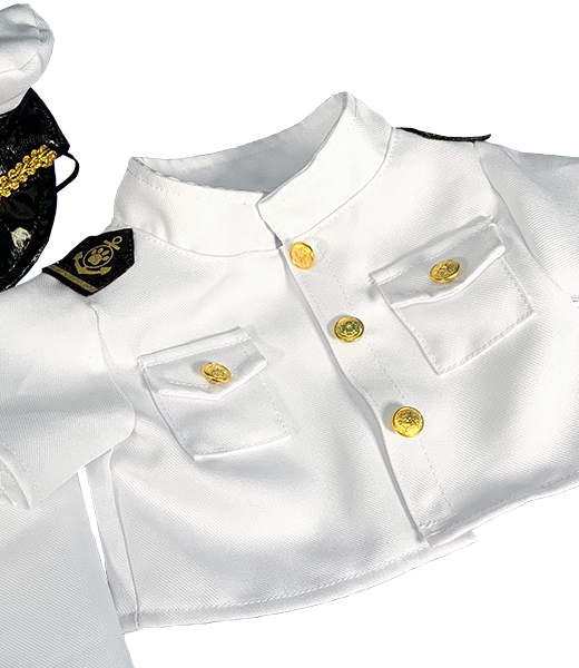 Navy Whites Uniform 8 Inch