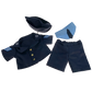 Brown Bear 8 Inch Plush with Air Force Uniform