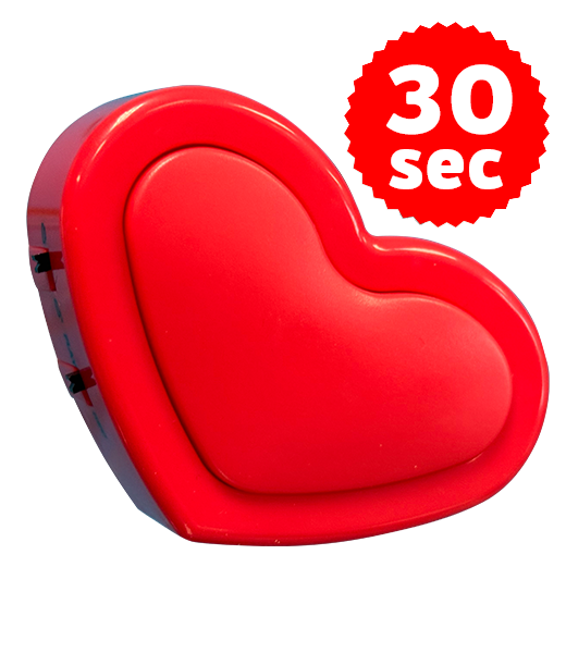 Love Heart Recordable Sound (NOW 30 Seconds!)