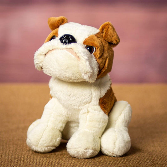 Scruffles 7 Inch Plush Bulldog – Soft Stuffed Dog Toy for Kids & Collectors