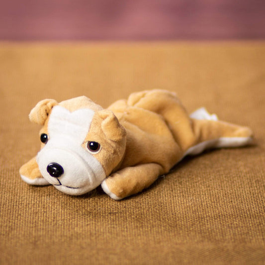 8 Inch  Rock It Crew Bulldog Plush – Soft Stuffed Dog Toy