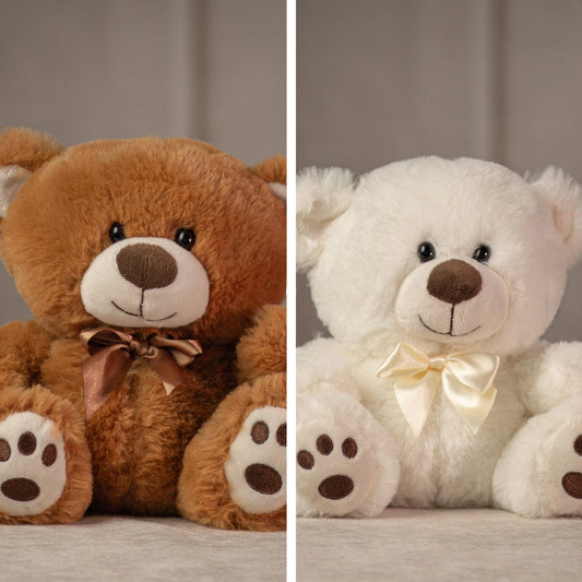 8 Inch Small Friendly Bear Pair – Cute Plush Teddy Gift for Kids & Collectors