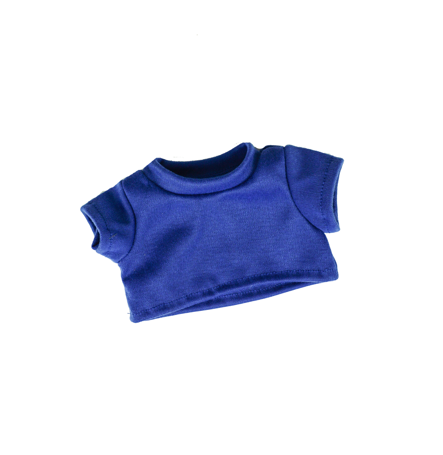 8-Inch Royal Blue T-Shirt for Stuffed Animals – Plush Toy Outfit