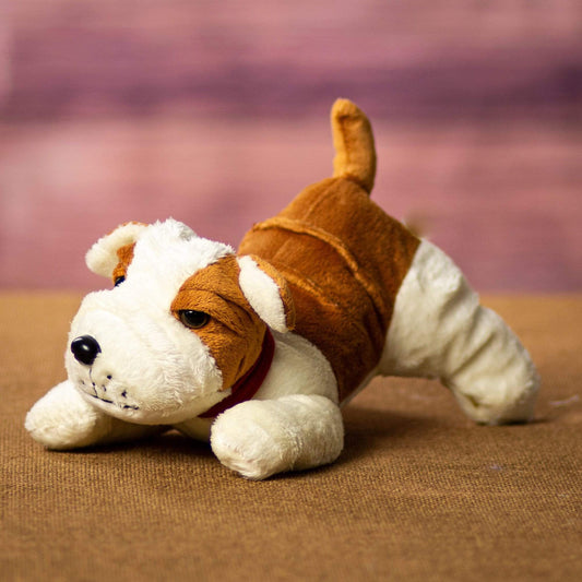 9 Inch Bulldog Plush – Soft Stuffed Dog Toy for Kids & Collectors