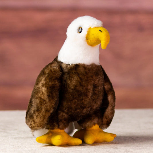 9 Inch Majestic Eagle Plush Toy – Small Stuffed Animal for Kids & Collectors