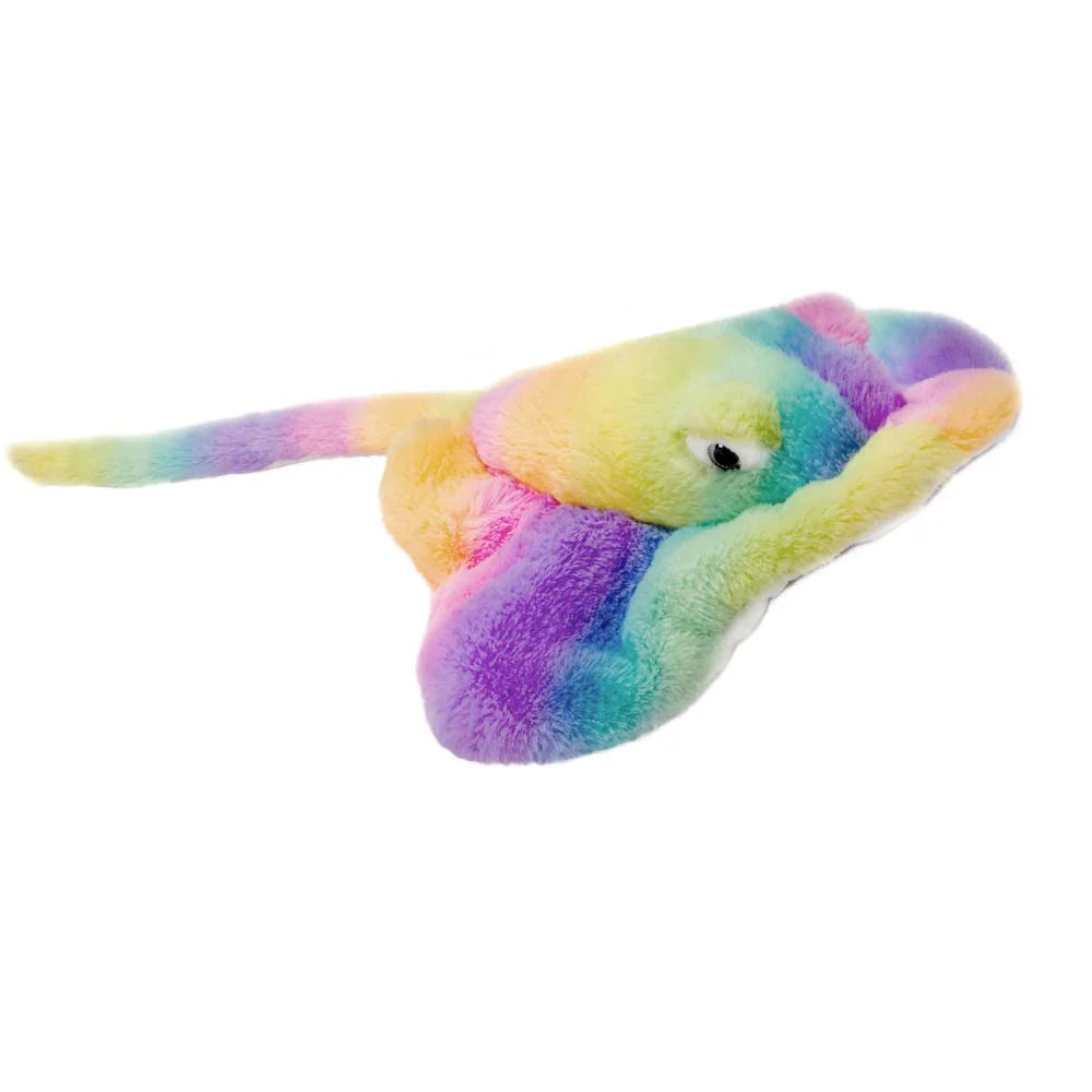 Rainbow Sherbet Stingray Plush - 22 Inch Large Soft Stuffed Animal Toy for Kids and Collectors