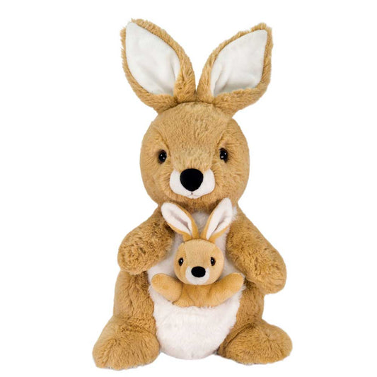 Soft 10 Inch Sitting Mom and Baby Toy