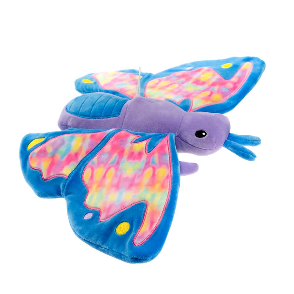 17.5-Inch Huggy Huggables Butterfly - Soft Cuddly Plush Toy