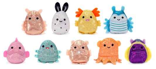 Besties - Cutie Beans Aqua Plush - 3-Inch Assorted Collection (9 Styles)