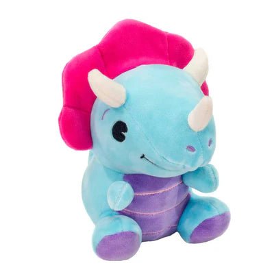 Pocket Huggables 6 Inch Triceratops - Cuddly Dinosaur Toy