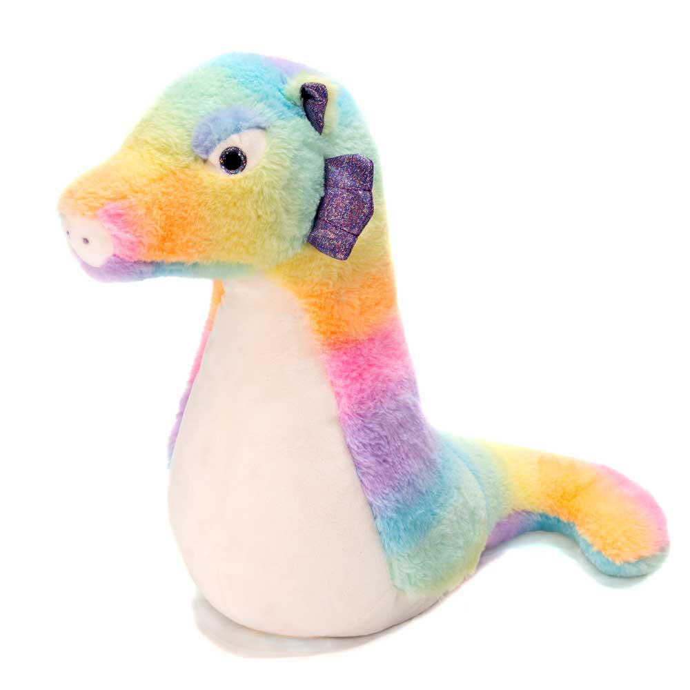 Adorable 15.5-Inch Rainbow Sherbet Seahorse Plush for Children