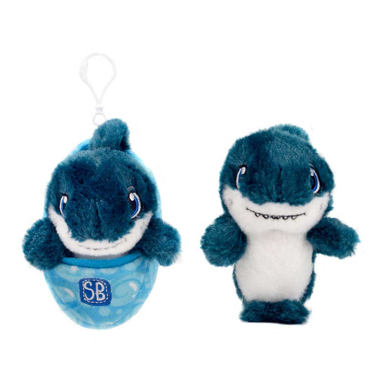 4.5-Inch KC Shark Pocket Swaddle Plush