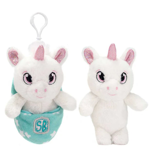 4.5 Inch Unicorn Plush Keyclip – Cute Stuffed Animal Accessory for Kids