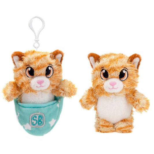 Soft 4.5 Inch Cat KC Baby Swaddle for Newborns