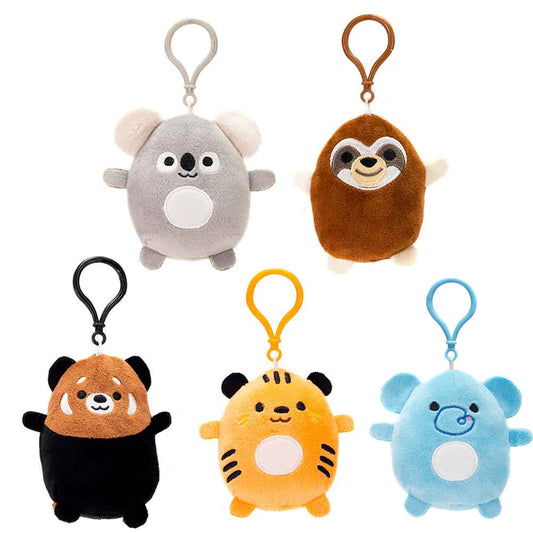 4-Inch Jungle Animals Key Clips - CB Brand