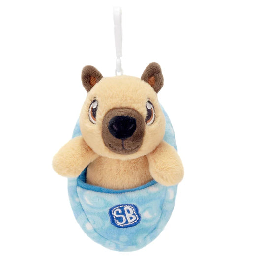 “Pocket Swaddles 4.5 Inch Capybara Plush – Mini Animal Toy”