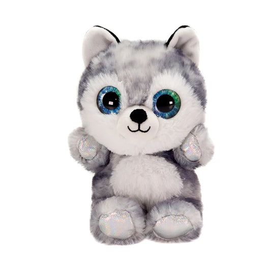 “Lil’ Dazzlez 6.5 Inch Sitting Wolf Plush – Cute Stuffed Animal Toy”