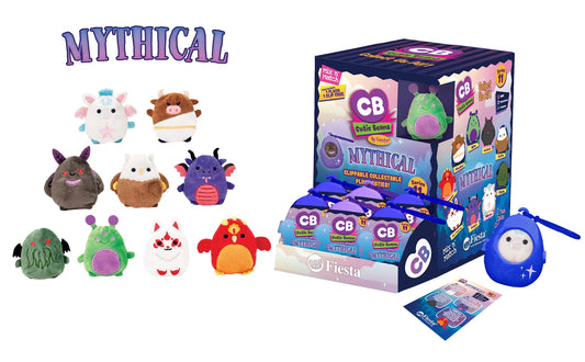 3-Inch Mythical Creatures Cutie Beans – 9 Pack of Assorted Plush Toys