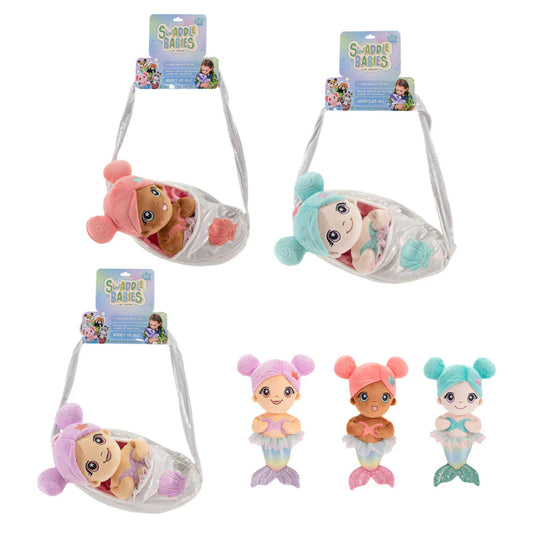 Cuddle Mermaids - 9.5 Inch Baby Swaddle Plush Toy