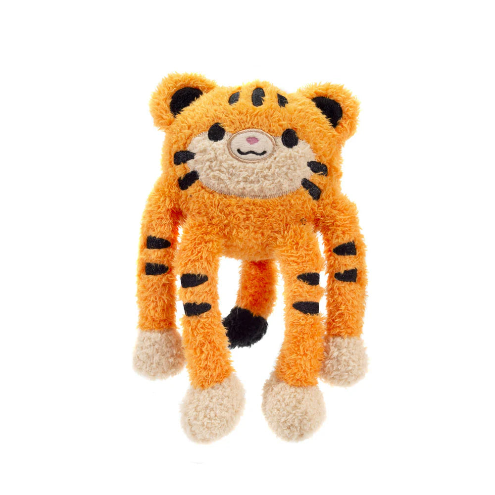 Noodlez Tiger Bean Bag Plush Toy 8.5 Inch – Cute Stuffed Animal for Play & Display