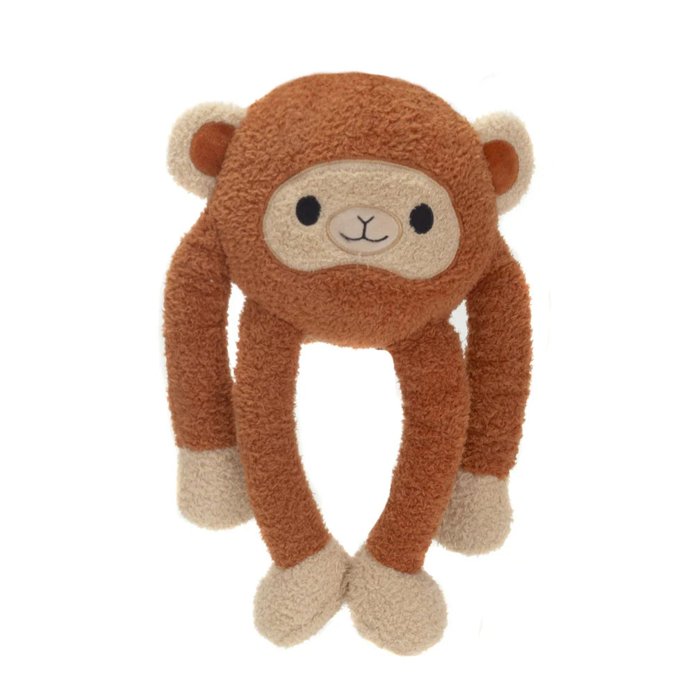 Noodlez 8.5 Inch Monkey Plush Toy - Soft Bean Bag Stuffed Animal for Kids