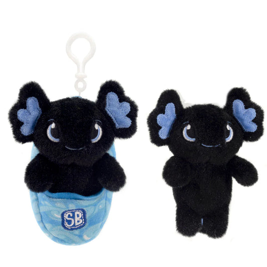 Black Axolotl Pocket Swaddles - 4.5-Inch KC Toy