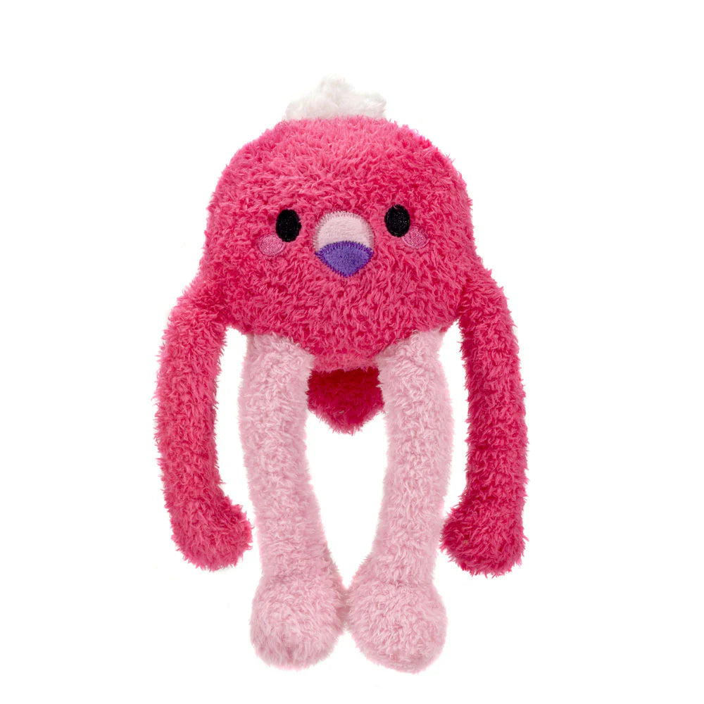 Noodlez 8.5 Inch Bean Bag Flamingo - Soft Plush Toy, Stuffed Animal Gift for Kids & Collectors