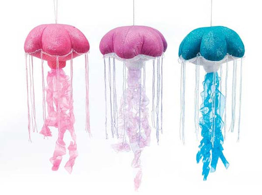 14 Inch Purple Glitter Jellyfish Plush – Soft Stuffed Animal Toy