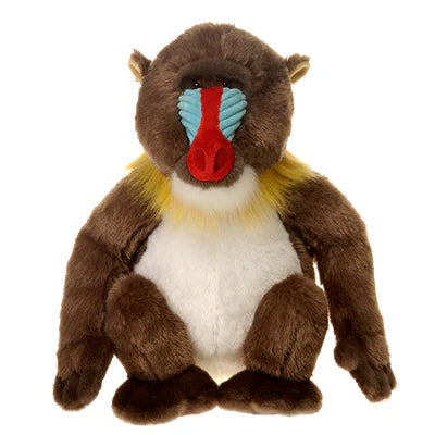 Cute 12 Inch Sitting Mandrill - Plush Collection